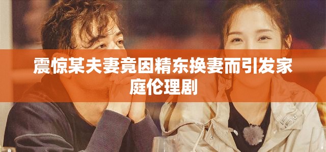 震惊某夫妻竟因精东换妻而引发家庭伦理剧