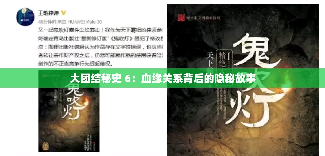 大团结秘史 6：血缘关系背后的隐秘故事