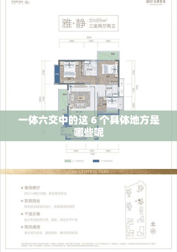 一体六交中的这 6 个具体地方是哪些呢