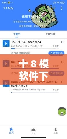 十 8 模软件下载及相关功能介绍