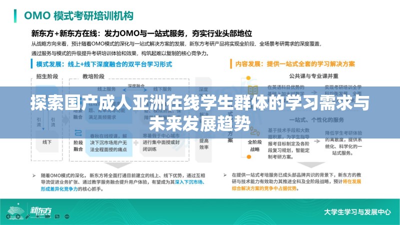 探索国产成人亚洲在线学生群体的学习需求与未来发展趋势