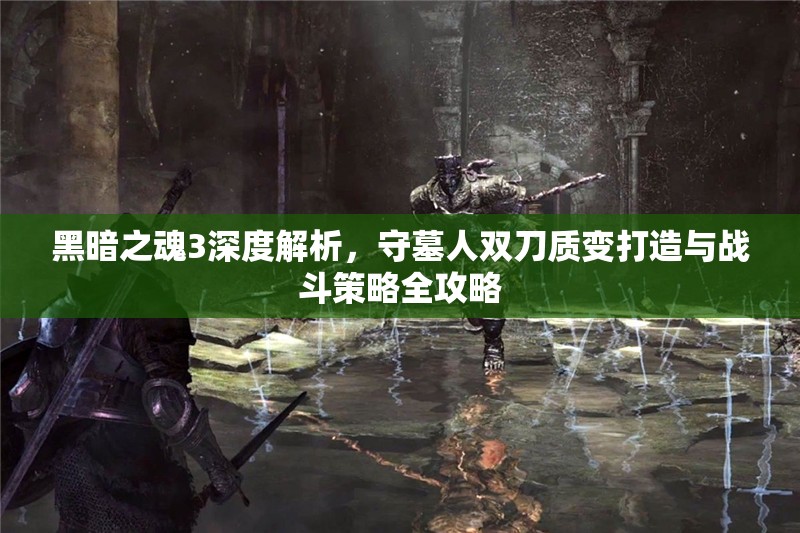 黑暗之魂3深度解析，守墓人双刀质变打造与战斗策略全攻略