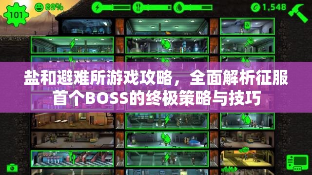 盐和避难所游戏攻略，全面解析征服首个BOSS的终极策略与技巧