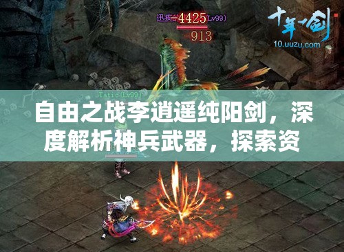 自由之战李逍遥纯阳剑，深度解析神兵武器，探索资源管理、高效利用与价值最大化策略