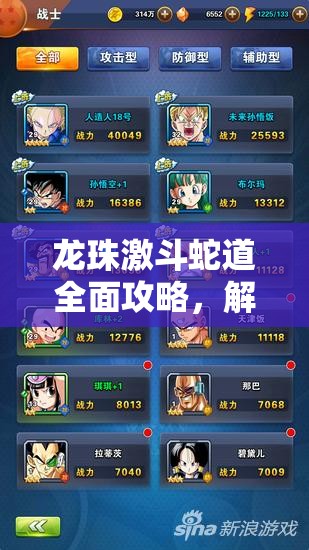 龙珠激斗蛇道全面攻略，解锁关卡技巧与高效BUFF选择智慧之道