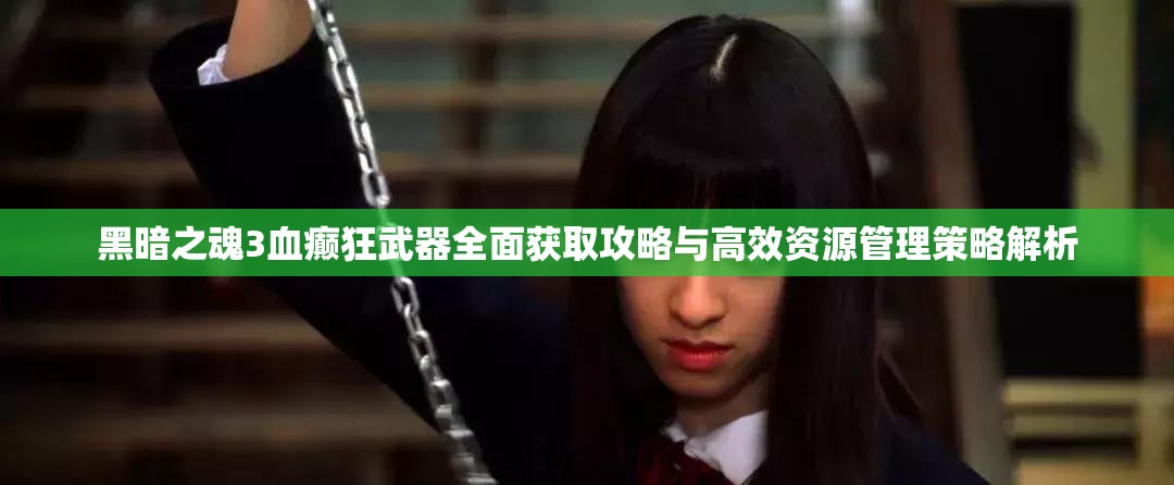黑暗之魂3血癫狂武器全面获取攻略与高效资源管理策略解析