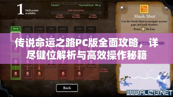 传说命运之路PC版全面攻略，详尽键位解析与高效操作秘籍