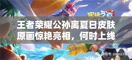 王者荣耀公孙离夏日皮肤原画惊艳亮相，何时上线及售价多少成悬念？