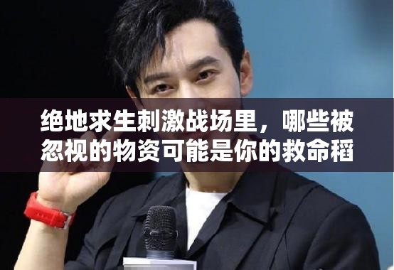 绝地求生刺激战场里，哪些被忽视的物资可能是你的救命稻草？