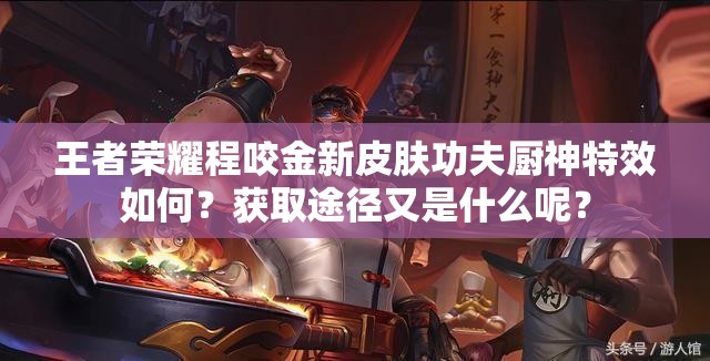 王者荣耀程咬金新皮肤功夫厨神特效如何？获取途径又是什么呢？