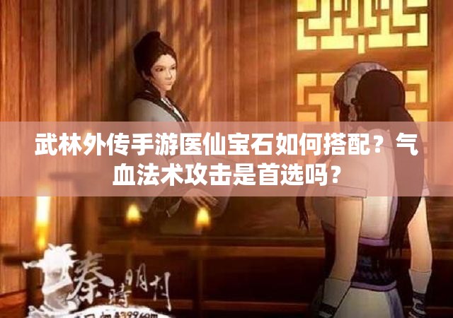 武林外传手游医仙宝石如何搭配？气血法术攻击是首选吗？