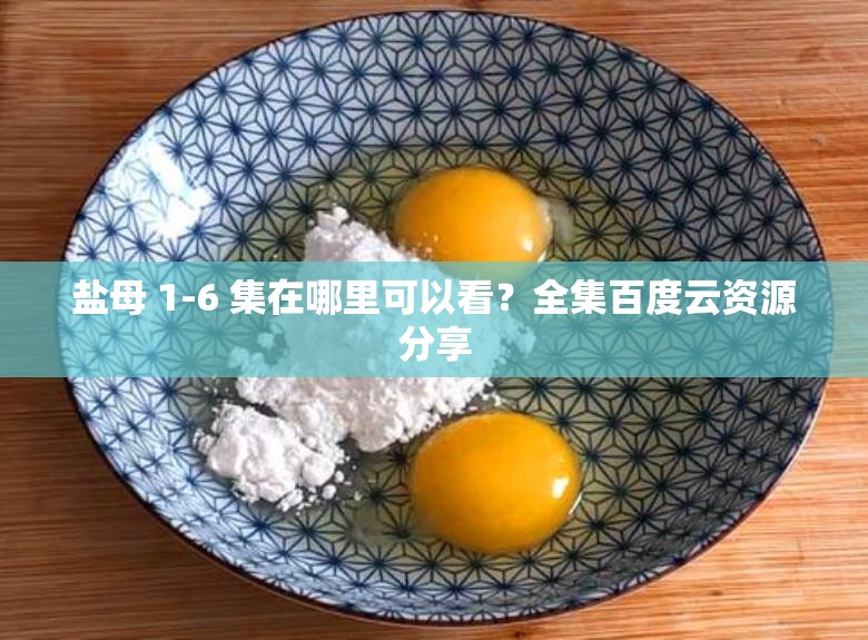 盐母 1-6 集在哪里可以看？全集百度云资源分享