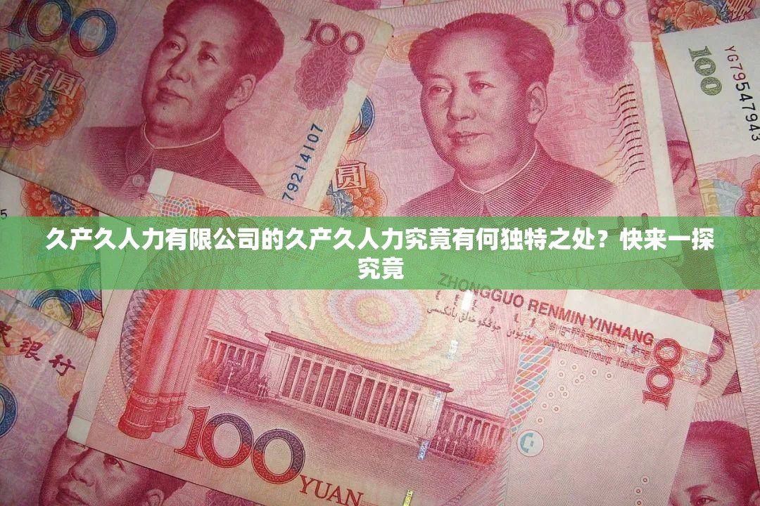 久产久人力有限公司的久产久人力究竟有何独特之处？快来一探究竟