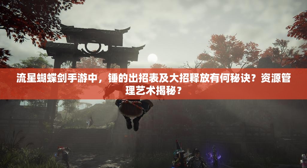 流星蝴蝶剑手游中，锤的出招表及大招释放有何秘诀？资源管理艺术揭秘？