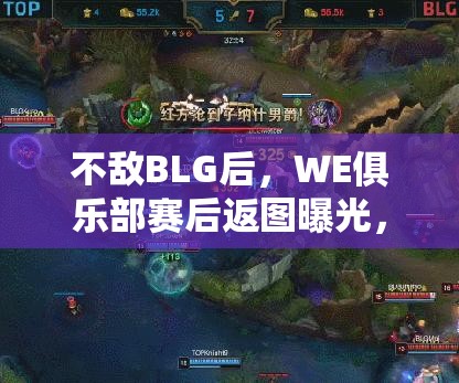 不敌BLG后，WE俱乐部赛后返图曝光，展现团队坚韧与反思时刻