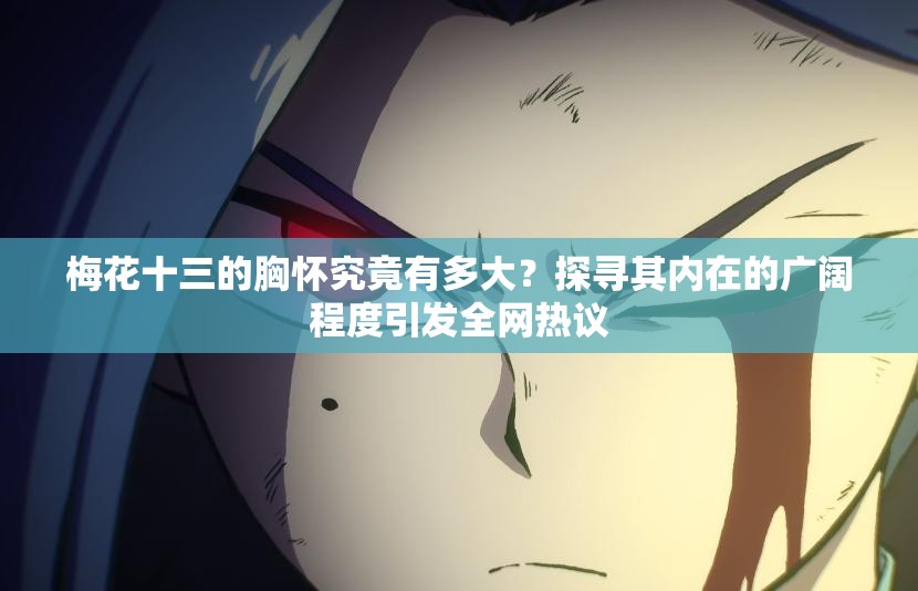 梅花十三的胸怀究竟有多大？探寻其内在的广阔程度引发全网热议