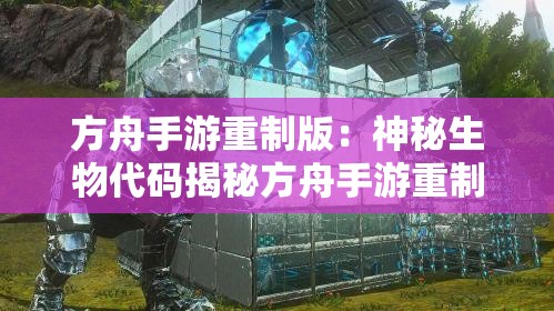 方舟手游重制版：神秘生物代码揭秘方舟手游重制版：探索未知生物的密码方舟手游重制版：揭示生物代码的秘密方舟手游重制版：生物代码大揭秘方舟手游重制版：解开神秘生物的代码之谜方舟手游重制版：探索生物代码的神奇世界方舟手游重制版：生物代码：游戏中的隐藏宝藏方舟手游重制版：揭秘生物代码，发现游戏新玩法方舟手游重制版：生物代码：让你更了解游戏世界方舟手游重制版：解开生物代码，成为游戏高手