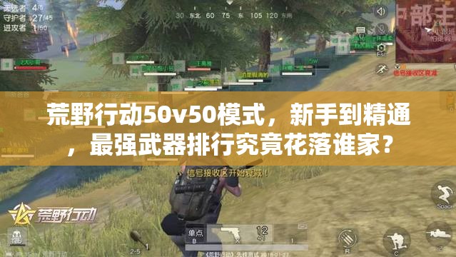 荒野行动50v50模式，新手到精通，最强武器排行究竟花落谁家？