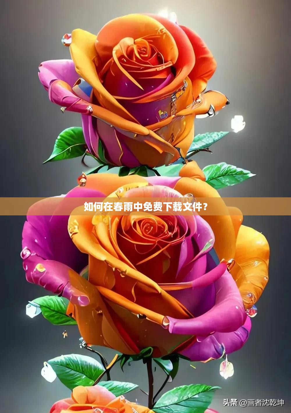 如何在春雨中免费下载文件？