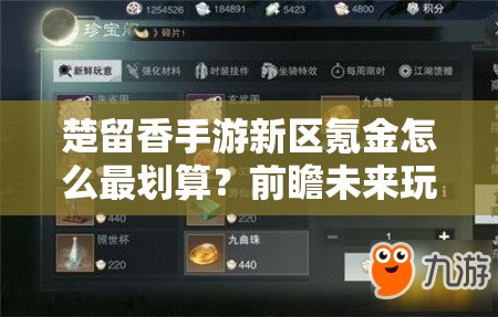 楚留香手游新区氪金怎么最划算？前瞻未来玩法革命，教你精准花钱！