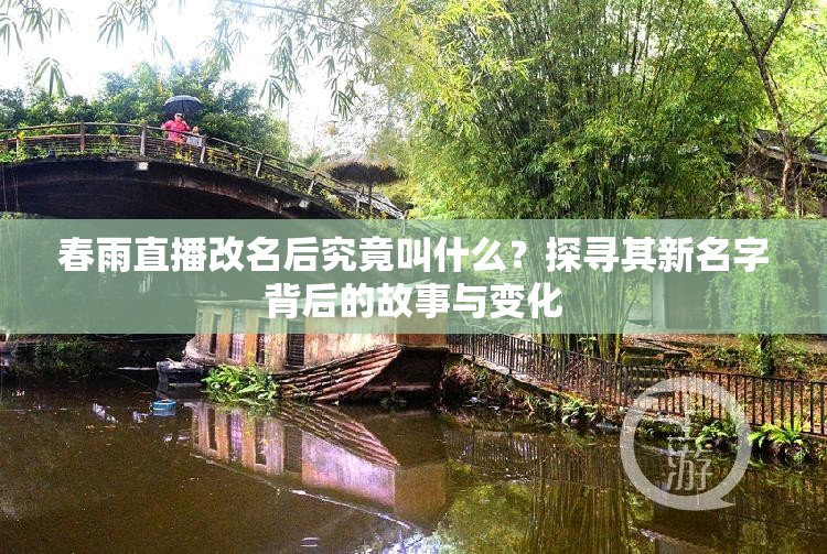 春雨直播改名后究竟叫什么？探寻其新名字背后的故事与变化