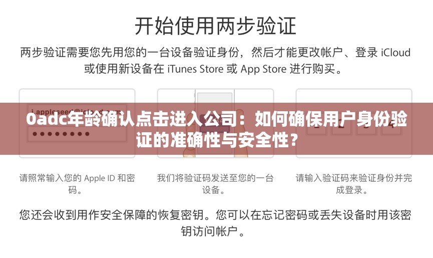 0adc年龄确认点击进入公司：如何确保用户身份验证的准确性与安全性？
