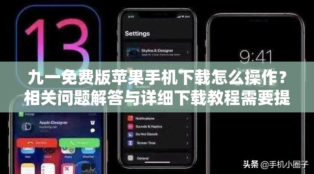 九一免费版苹果手机下载怎么操作？相关问题解答与详细下载教程需要提醒的是，通过非官方正规渠道下载软件可能存在安全风险，并且可能涉及侵权等问题，建议你通过苹果官方应用商店进行下载