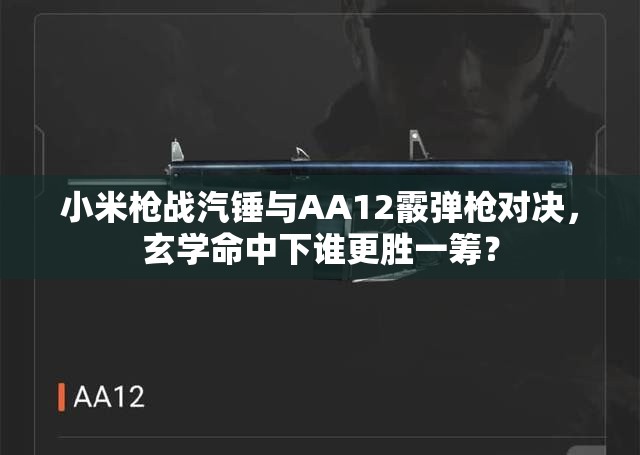 小米枪战汽锤与AA12霰弹枪对决，玄学命中下谁更胜一筹？