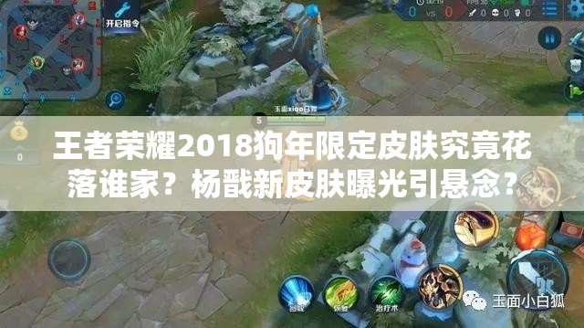 王者荣耀2018狗年限定皮肤究竟花落谁家？杨戬新皮肤曝光引悬念？