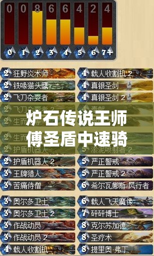 炉石传说王师傅圣盾中速骑如何巧妙运用王子卡牌制胜？