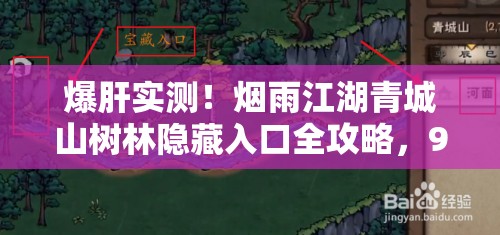 爆肝实测！烟雨江湖青城山树林隐藏入口全攻略，90%玩家不知道的秘道